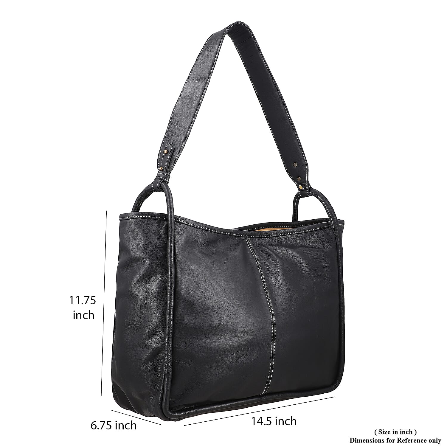 トートバッグ BLACK LEATHER TOTES YOHJI YAMAMOTO◇NOVELTY LEATHER TOTE BAG/青山本店/コンパクト