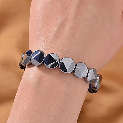 Terahertz 100.00 ctw Fancy Block Stretch Bracelet