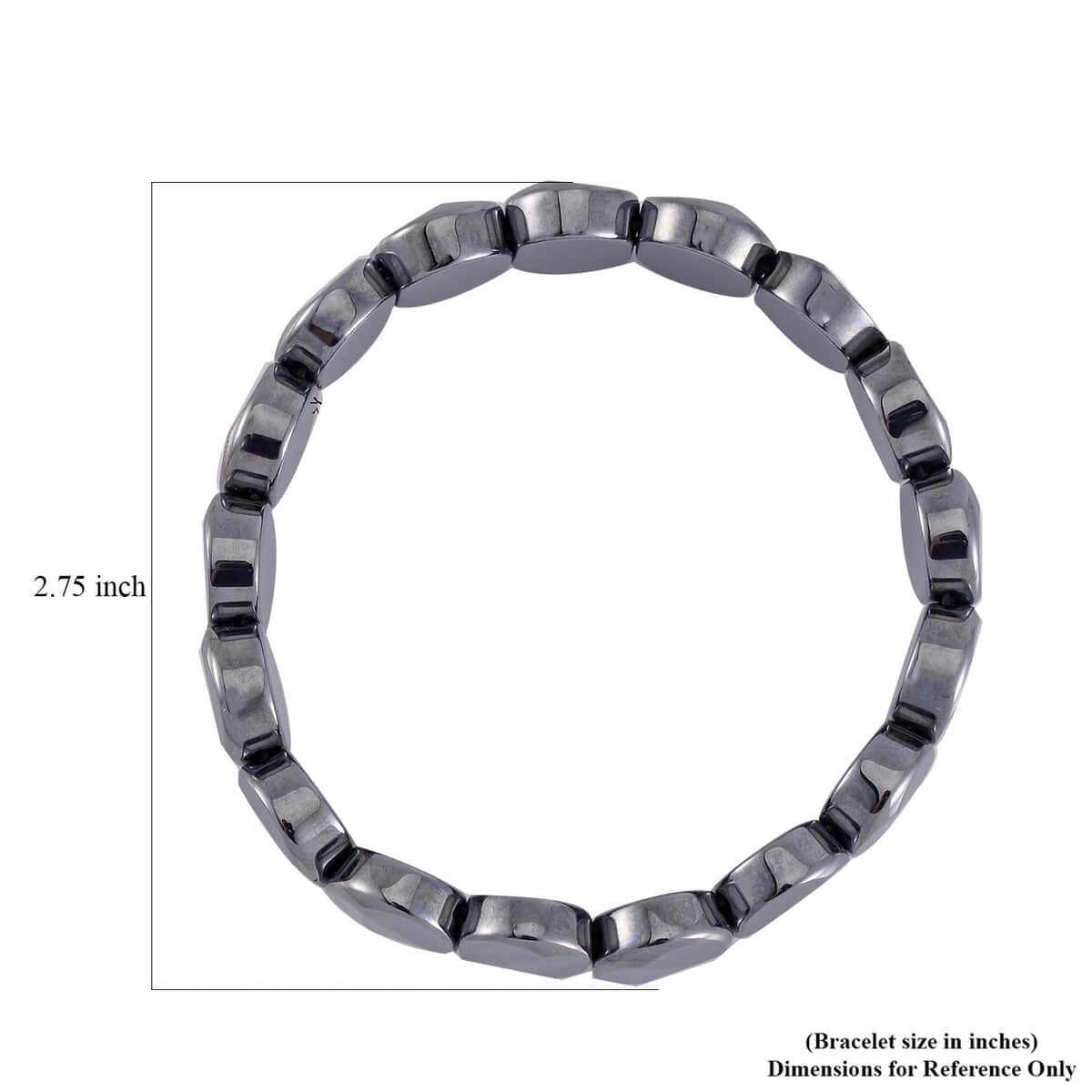 Terahertz Fancy Block Stretch Bracelet 100.00 ctw image number 3