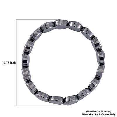 Terahertz 100.00 ctw Fancy Block Stretch Bracelet