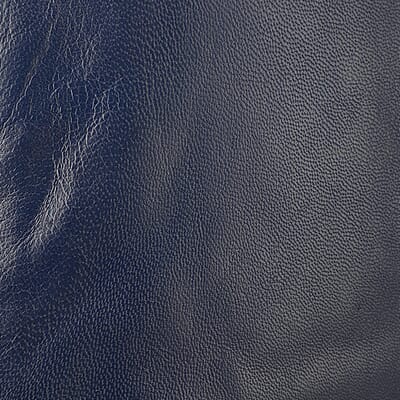 Navy Genuine Leather Hobo Shoulder Bag