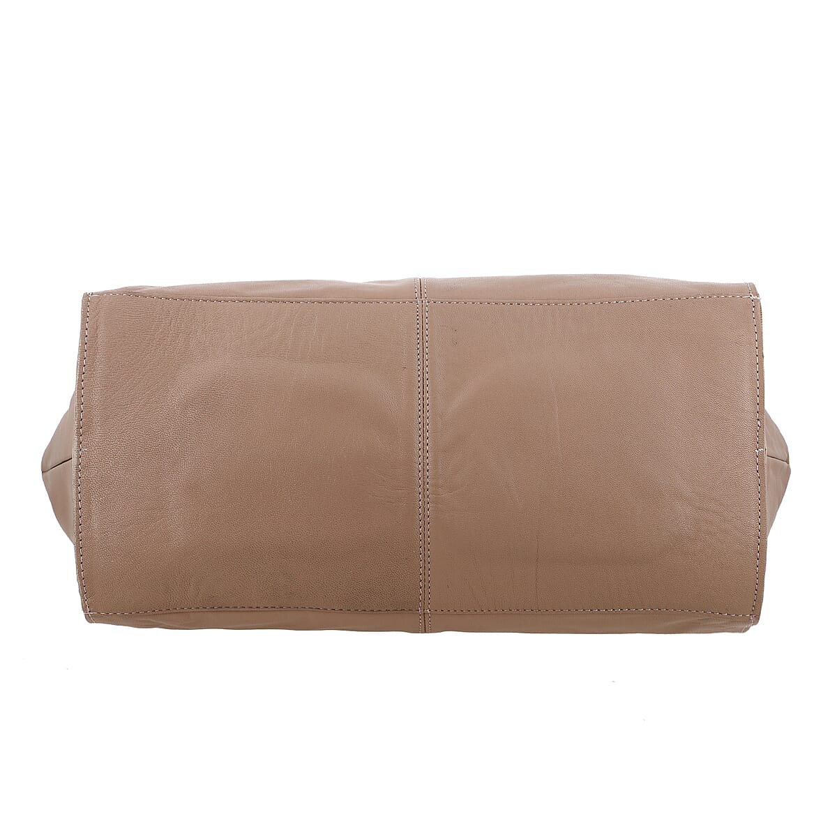 Pink Genuine Leather Hobo Shoulder Bag image number 5