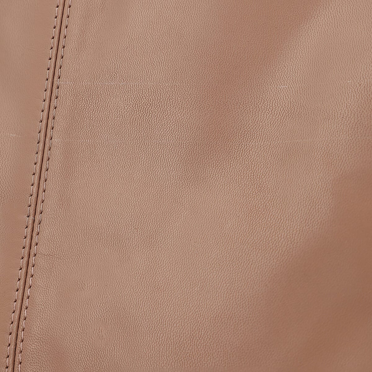 Pink Genuine Leather Hobo Shoulder Bag image number 7