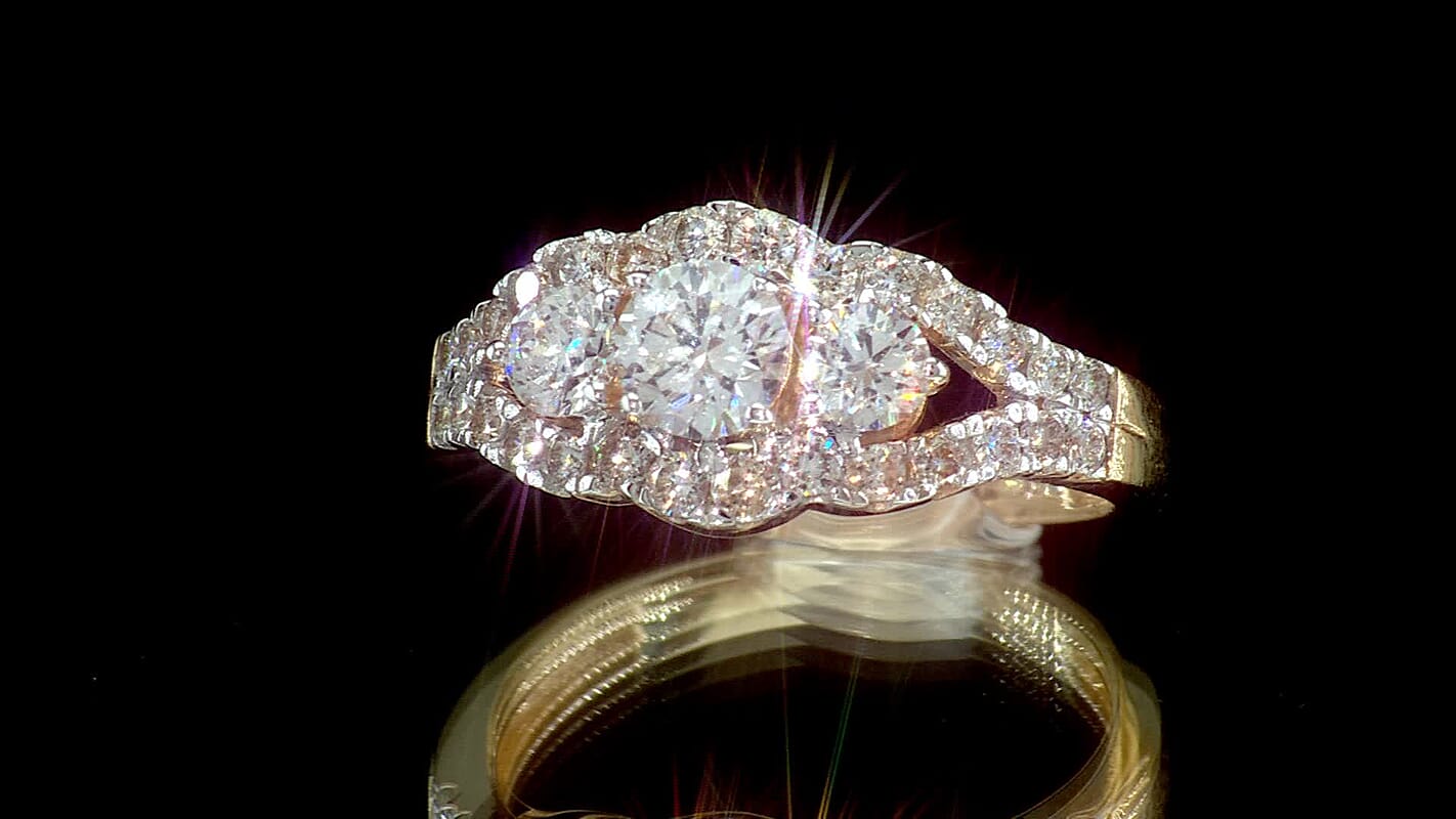 14K Yellow Gold Lab Grown Diamond (G-H, SI) Ring (Size 8.0) 1.60 ctw