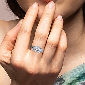 14K Yellow Gold Luxuriant Lab Grown Diamond G-H SI Ring (Size 9.0) 1.50 ctw