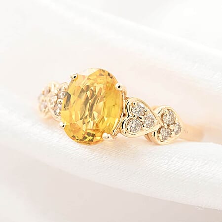 5 / Yellow Sapphire / 14K Gold - Product card gallery slide 2 (10177209041209)