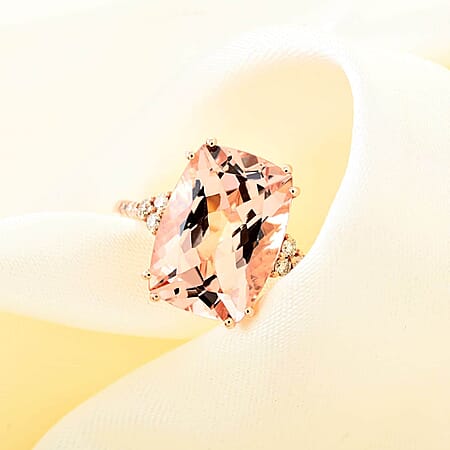 5 / Morganite / 14K Gold - Product card gallery slide 2 (10177196556601)