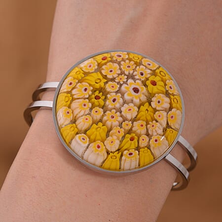 Yellow Floral / 6.5 Inches - Product card gallery slide 2 (10177503887673)