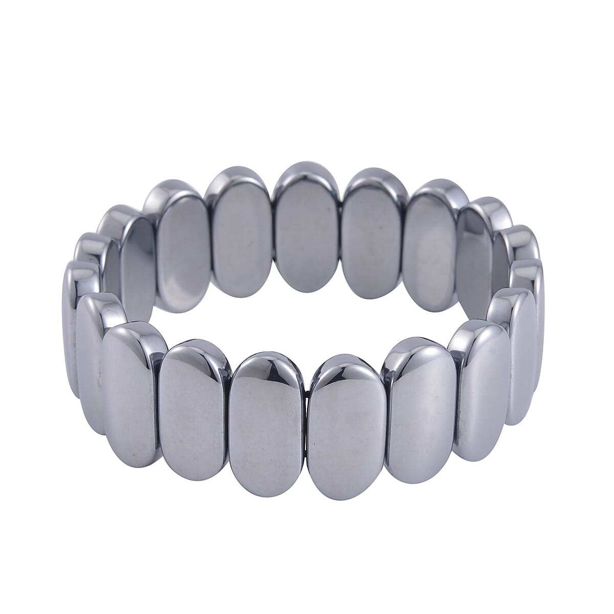 Terahertz 189.00 ctw Oval Block Stretch Bracelet image number 0