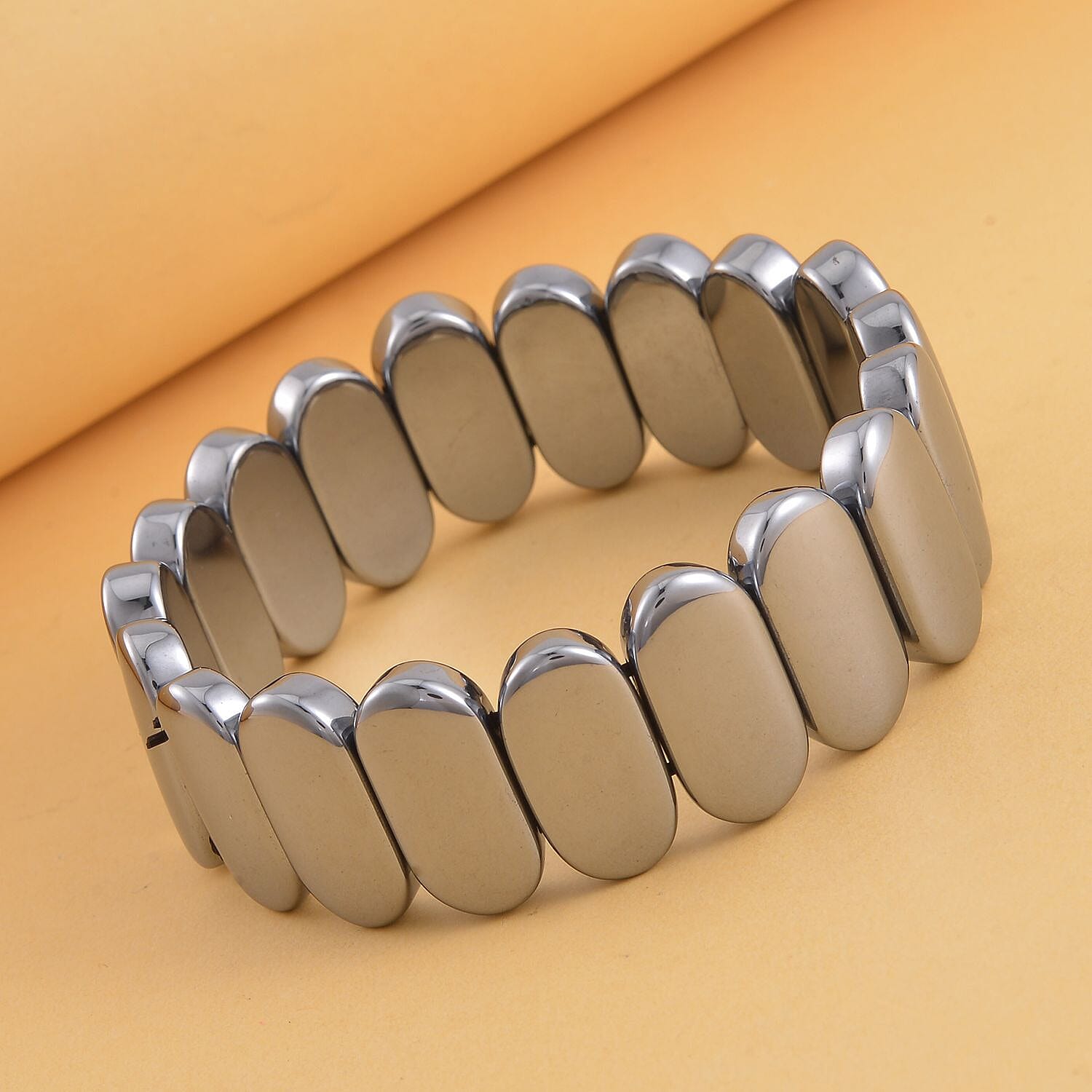 Terahertz 189.00 ctw Oval Block Stretch Bracelet