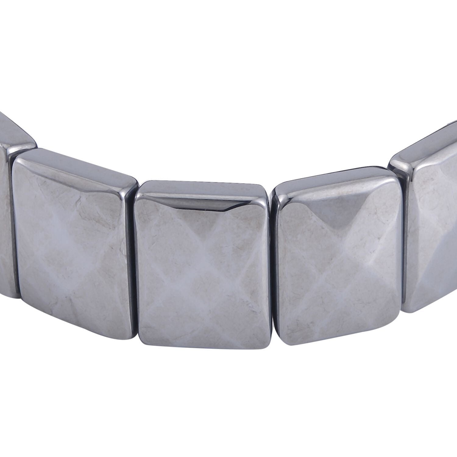 Terahertz Cushion Block Stretch Bracelet 230.00 ctw