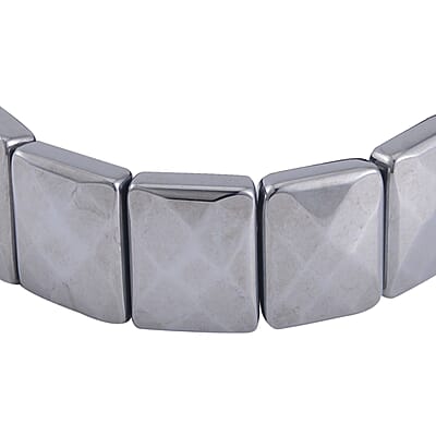 Terahertz Cushion Block Stretch Bracelet 230.00 ctw