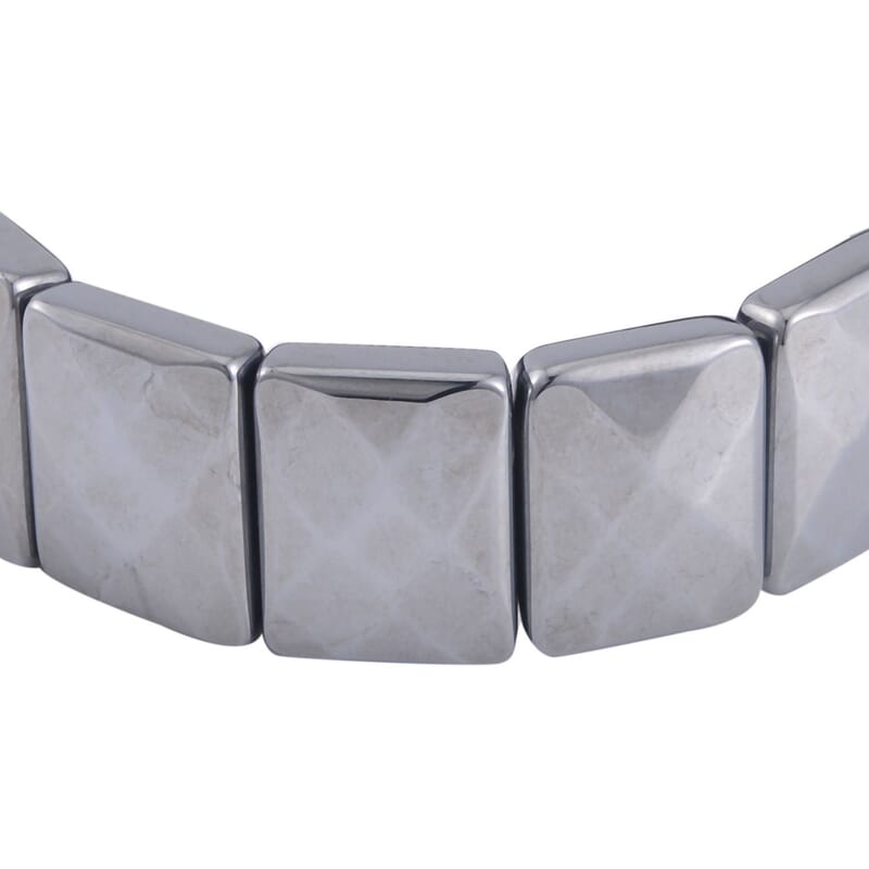 Terahertz Cushion Block Stretch Bracelet 230.00 ctw