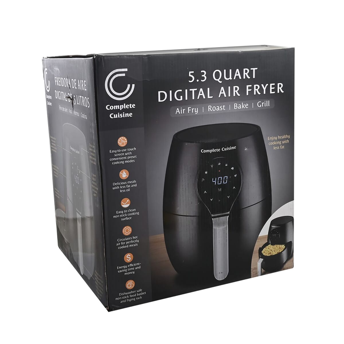 Complete Cuisine 5.3QT Digital Air Fryer image number 0