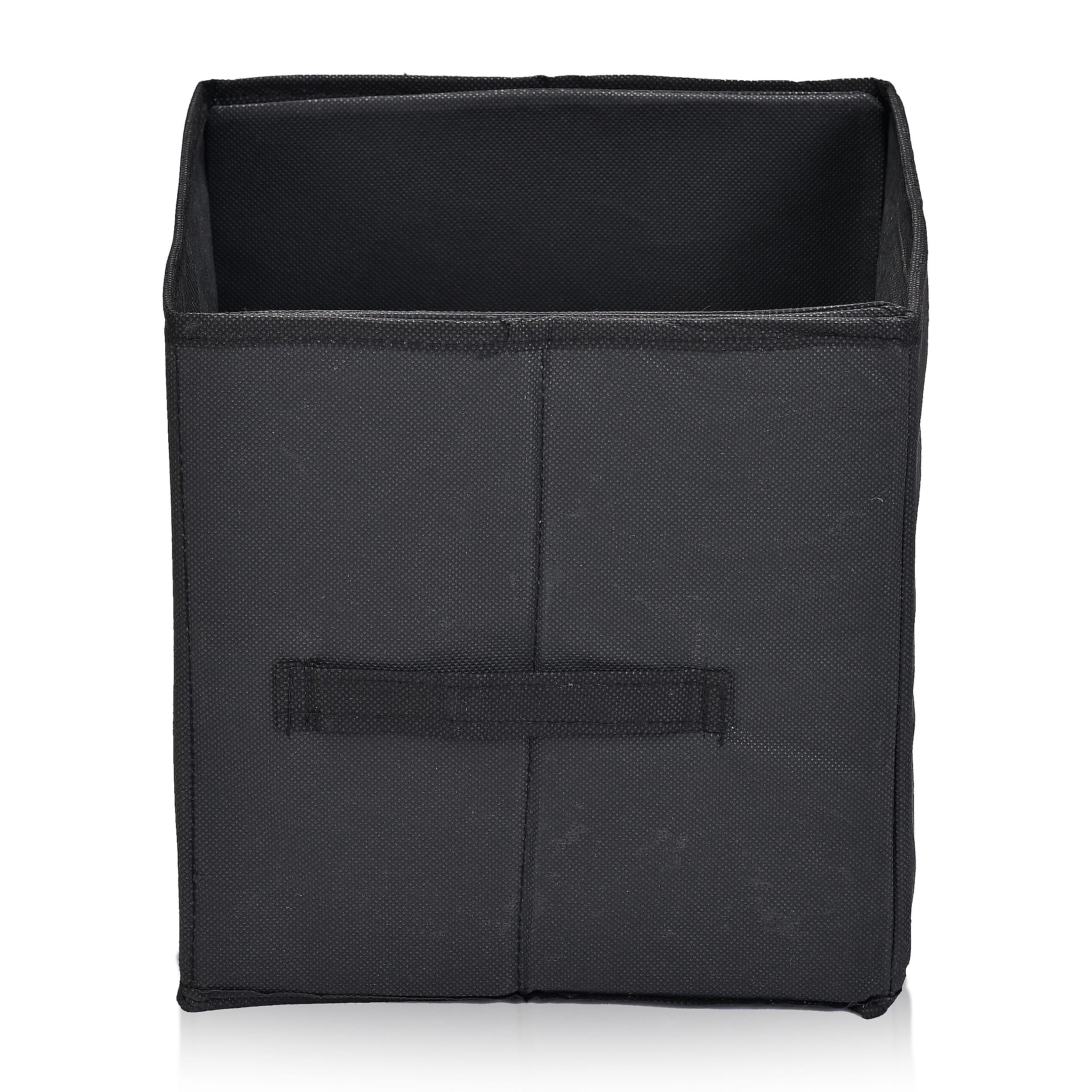 Set of 6 Cube Collapsible Organizer - Black