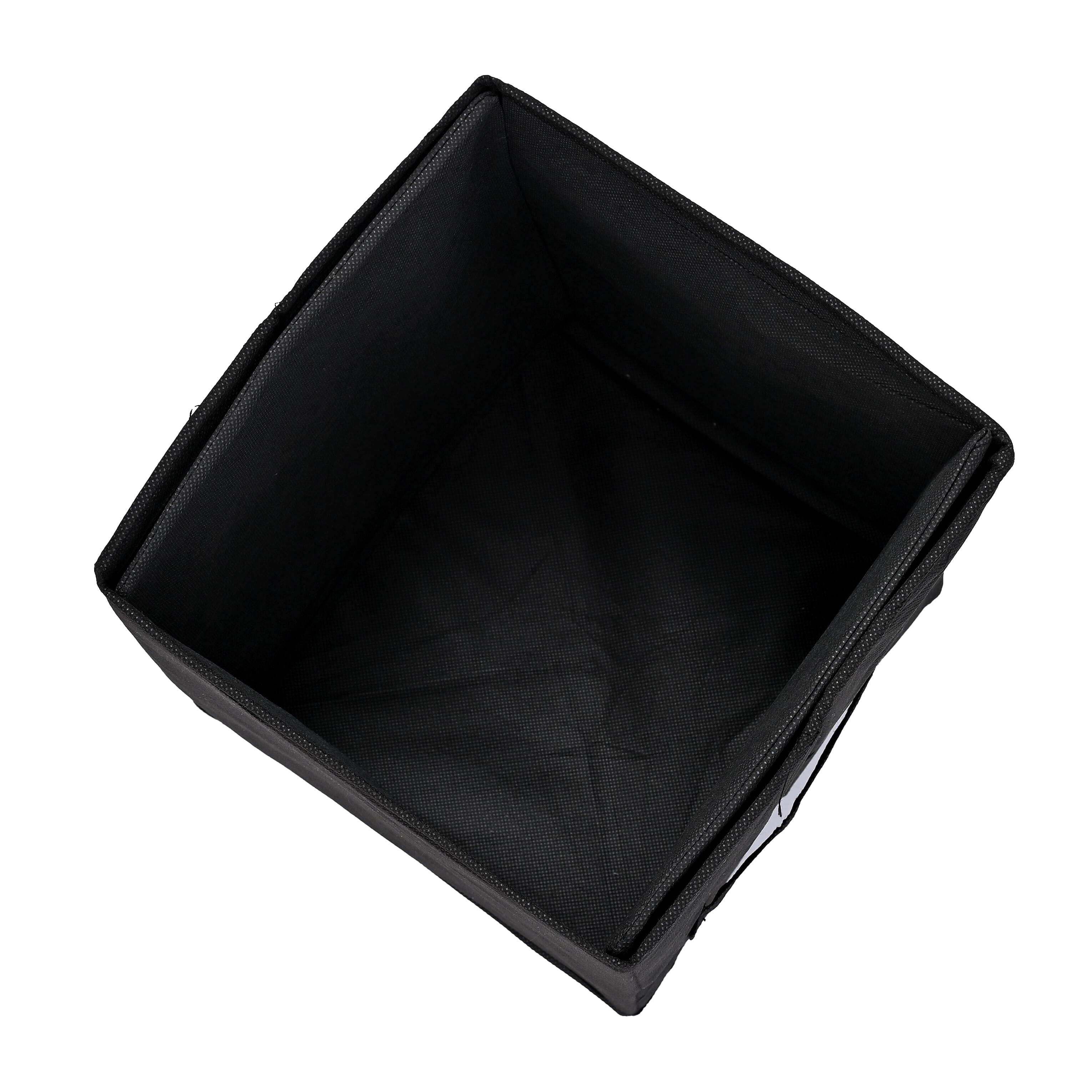 Set of 6 Cube Collapsible Organizer - Black