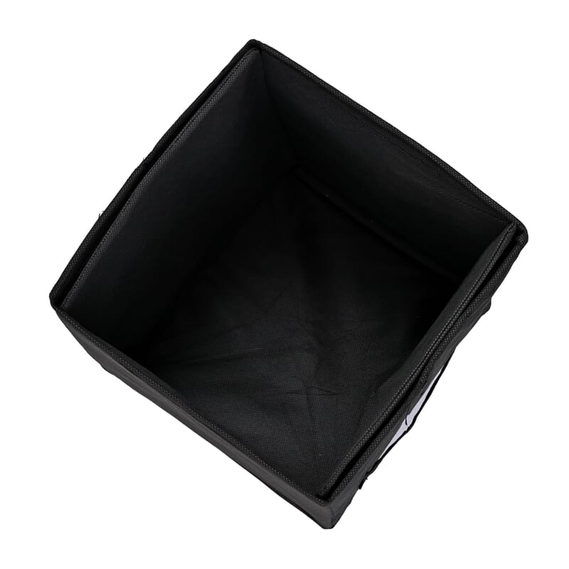 Set of 6 Cube Collapsible Organizer - Black
