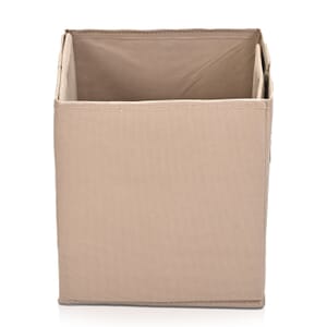 Set of 6 Cube Collapsible Organizer - Beige