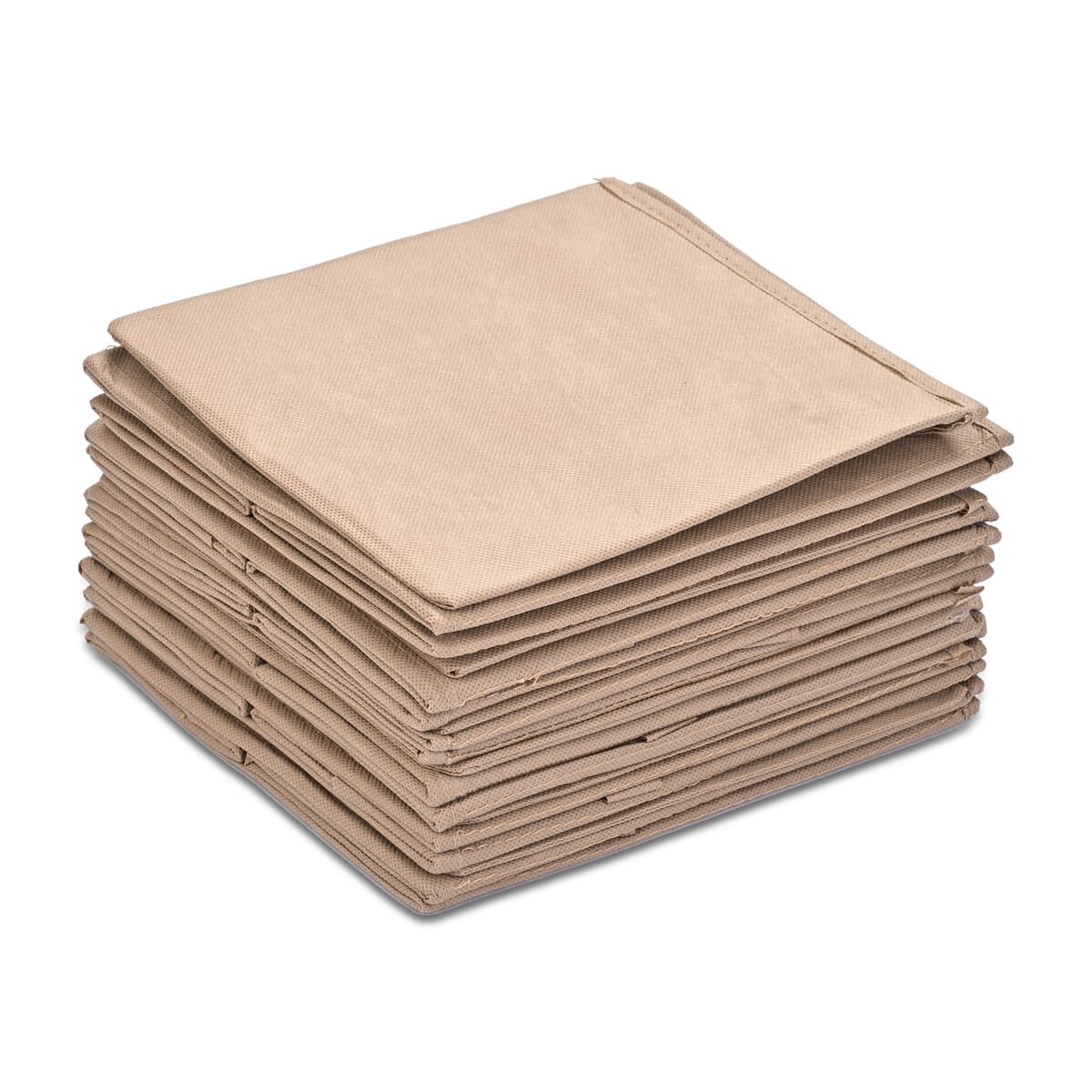 Set of 6 Cube Collapsible Organizer - Beige image number 5