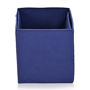 Set of 6 Cube Collapsible Organizer - Navy 