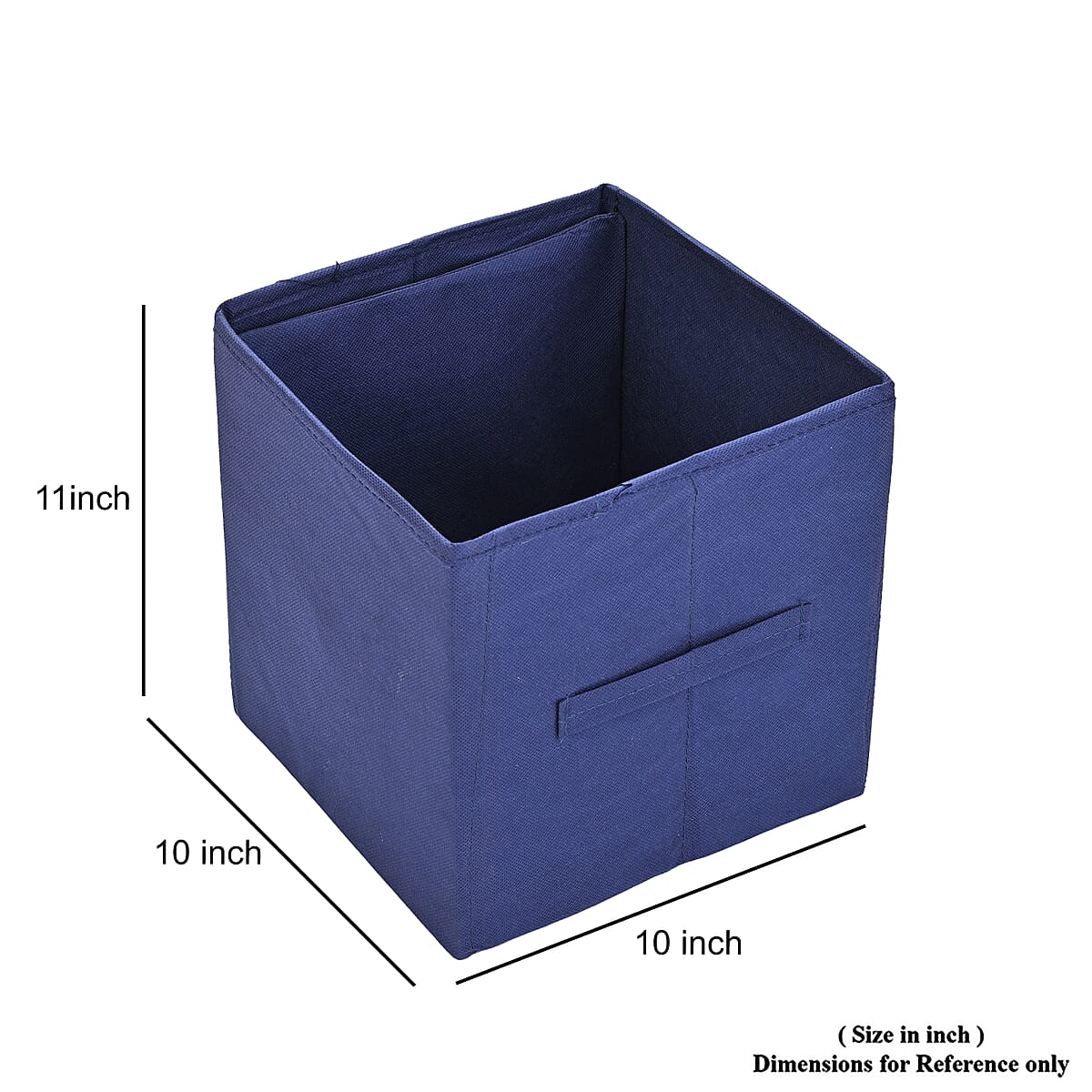 Set of 6 Cube Collapsible Organizer - Navy  image number 8