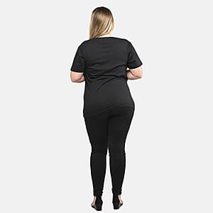 Black 100% Cotton Tiger Print T-Shirt (S-L)