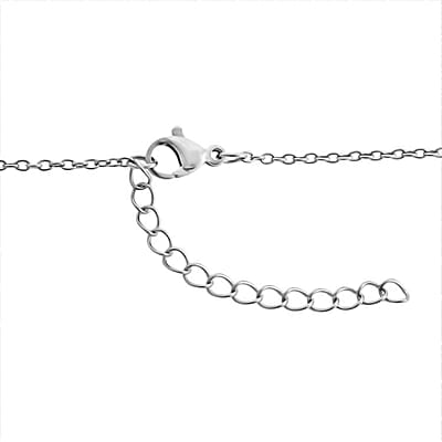 Moissanite Beaded Necklace 18-21 Inches in Rhodium Over Sterling Silver 12.80 ctw