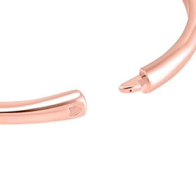 Simulated Diamond 36.00 ctw Bangle in Rosetone (Size 7.5)