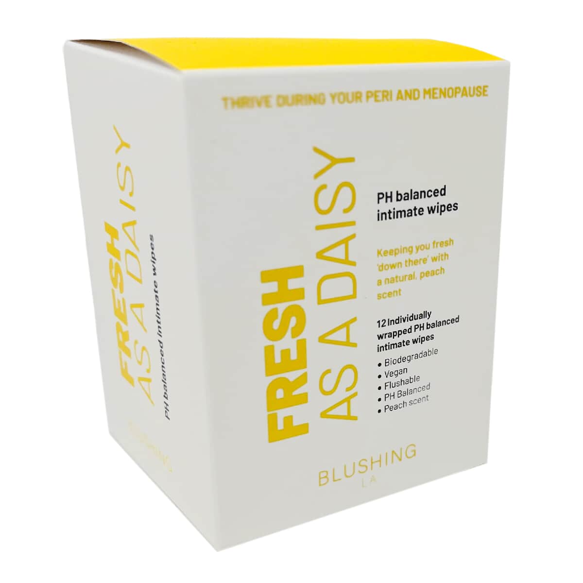 Fresh as a Daisy – 12 Individual PH Balanced Intimate Wipes image number 1