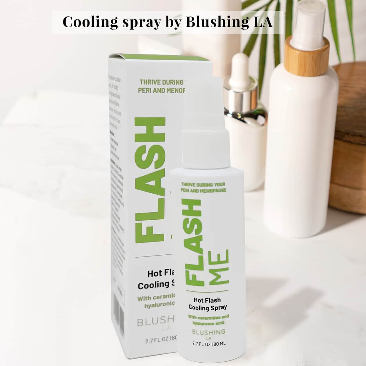 Blushing LA Flash Me – Hot Flash Cooling Spray 80ml image number 1