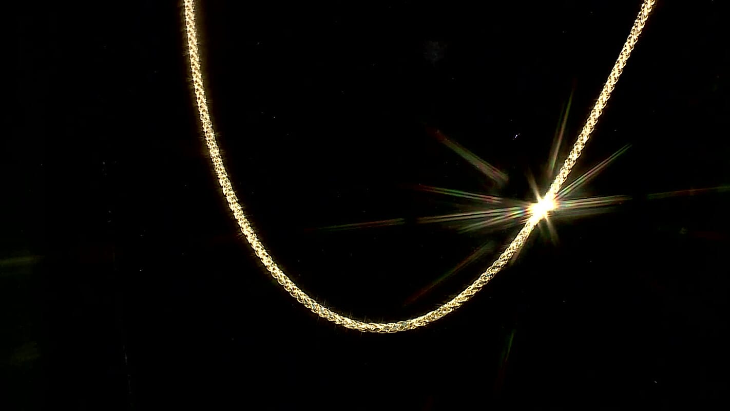 sold 2.5mm Palma Chain Necklace in 10K Yellow Gold 5.70 Grams 20 Inches