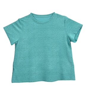 Tamsy Teal Women’s Metallic Sparkling Top - One Size Fits Most