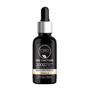 CBD For Life 3000mg Vanilla CBD Tincture - 1oz