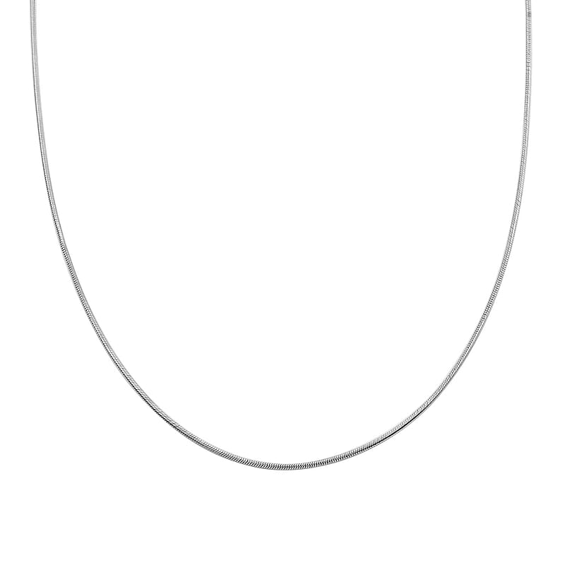 Sterling Silver Snake Necklace 20 Inches 11.70 Grams