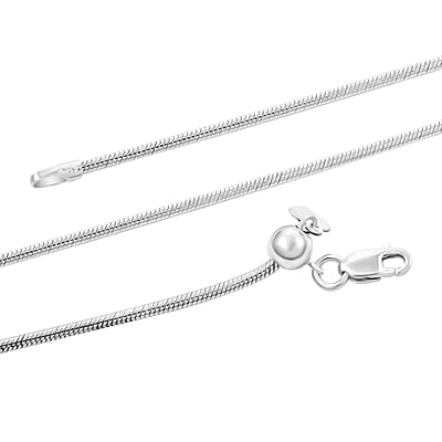 Sterling Silver Snake Necklace 20 Inches 11.70 Grams