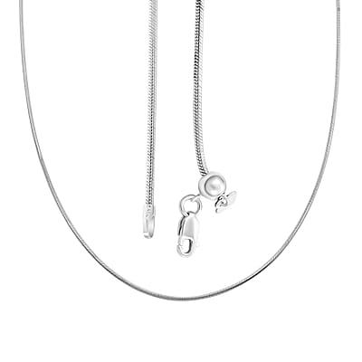 Sterling Silver Snake Necklace 20 Inches 11.70 Grams