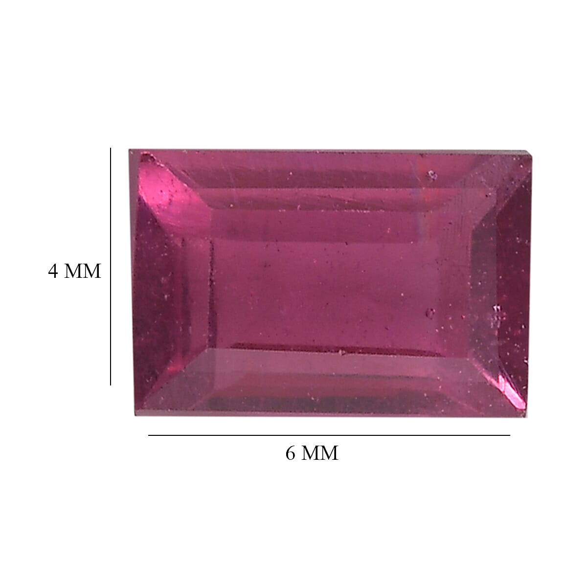 AA Niassa Ruby (FF) (Bgt 6x4 mm) 0.79 ctw