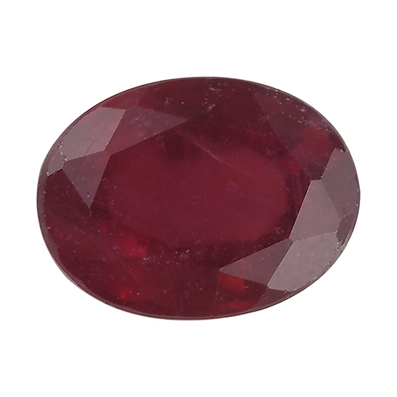 Niassa Ruby ( FF) (Oval 8x6 mm) 1.76 ctw