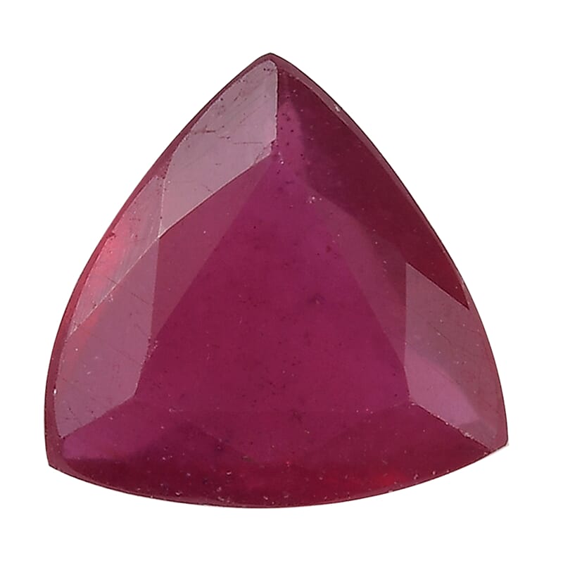 Niassa Ruby ( FF) (Trl 7 mm) 1.42 ctw Loose gemstone