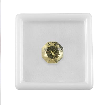 Brazilian Green Gold Quartz (Octillion 12 mm) 5.22 ctw