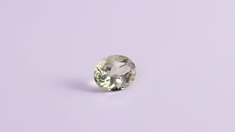 Brazilian Green Gold Quartz (Ovl 11x9 mm) 3.14 ctw Loose gemstone