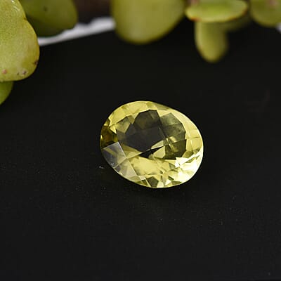 AAA Brazilian Green Gold Quartz (Ovl 12x10 mm) 4.40 ctw