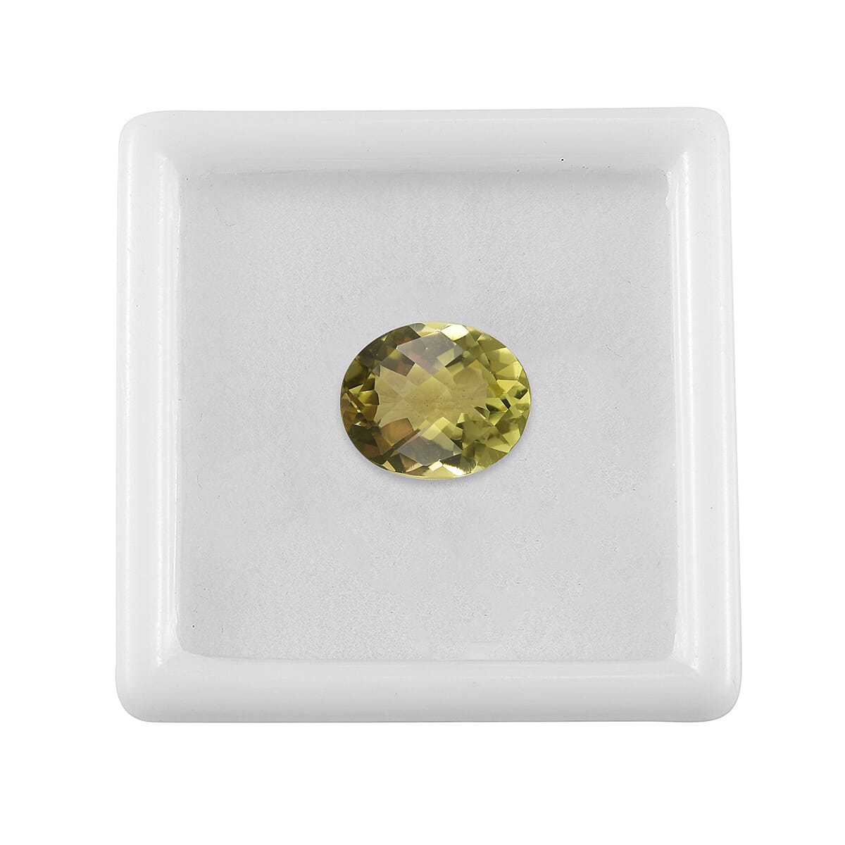 AAA Brazilian Green Gold Quartz (Ovl 12x10 mm) 4.40 ctw