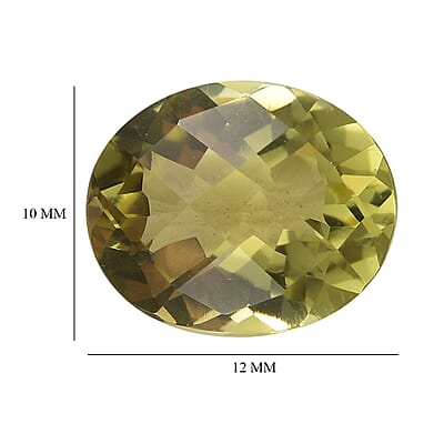 AAA Brazilian Green Gold Quartz (Ovl 12x10 mm) 4.40 ctw