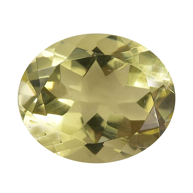 Brazilian Green Gold Quartz (Ovl 12x10 mm) 4.40 ctw