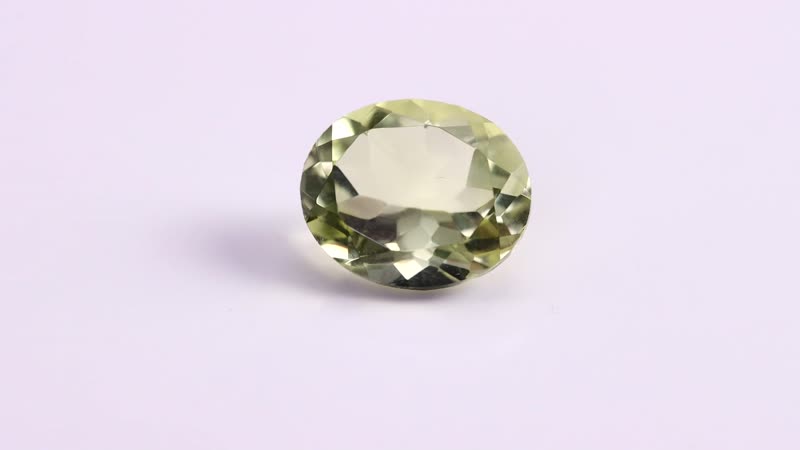 Brazilian Green Gold Quartz (Ovl 12x10 mm) 4.40 ctw