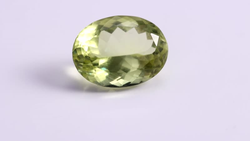 Brazilian Green Gold Quartz (Ovl 16x12 mm) 8.35 ctw