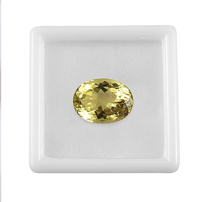 Brazilian Green Gold Quartz (Ovl 16x12 mm) 8.35 ctw