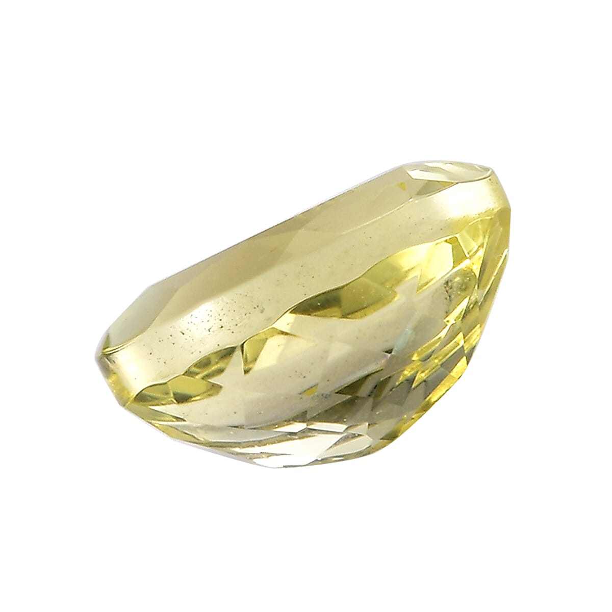 Set of 2 Brazilian Green Gold Quartz (Ovl 9x7 mm) 3.41 ctw