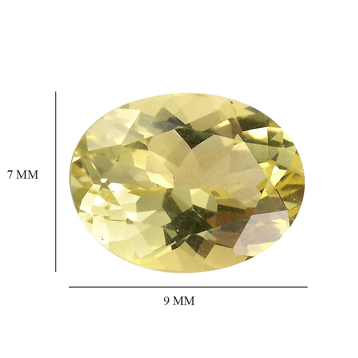 Set of 2 Brazilian Green Gold Quartz (Ovl 9x7 mm) 3.41 ctw